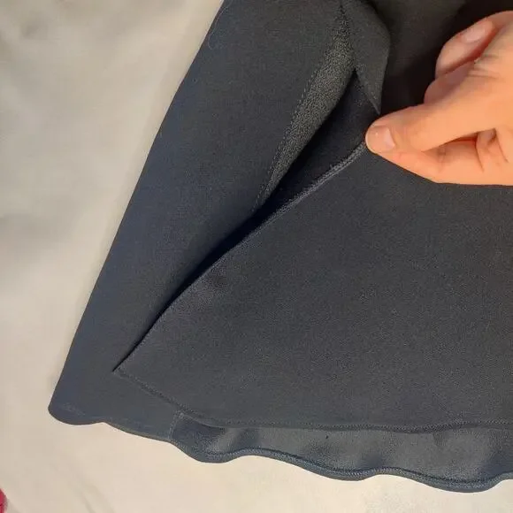 Vtg Jackie Rogers Silk Beaded Whimsigoth Black Sequin Fairy Grunge Prom Dress 6 - Picture 7 of 13